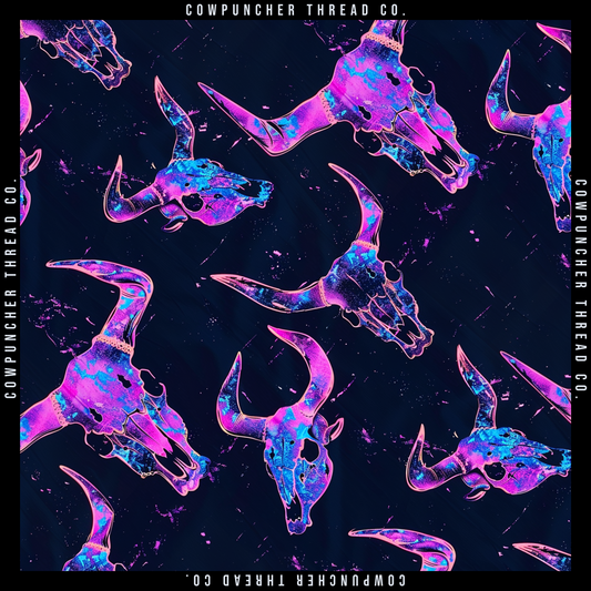 Neon Steer Wild Rag